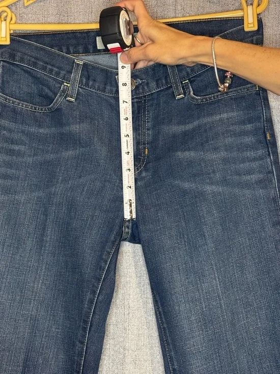 Gap Long & Lean Y2K Bootcut Flare Jeans Medium Wash Size 6 - Picture 7 of 9